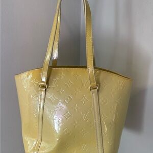 Louis Vuitton Glossy Yellow Tote